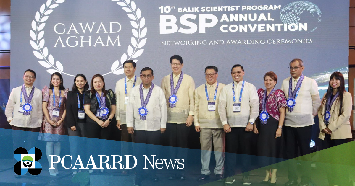 Balik Scientist Program awards Dr. Deo Florence L. Onda and Dr. Venecio U. Ultra, Jr. for outstanding achievements in agriculture, aquatic, and natural resources